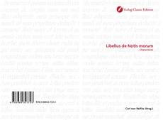 Capa do livro de Libellus de Notis morum 