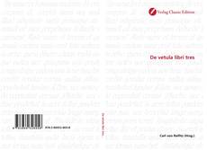 Couverture de De vetula libri tres