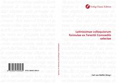 Couverture de Latinissimae colloquiorum formulae ex Terentii Comoediis selectae