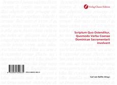 Capa do livro de Scriptum Quo Ostenditur, Quomodo Verba Coenae Dominicae Sacramentarii involvant 