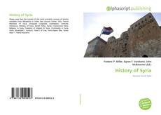 Couverture de History of Syria
