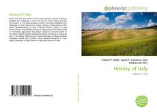 Bookcover of History of Italy