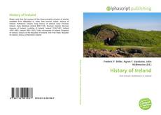 Bookcover of History of Ireland