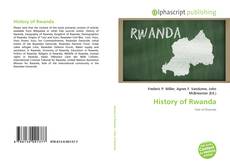 Capa do livro de History of Rwanda 