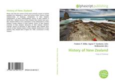 Borítókép a  History of New Zealand - hoz