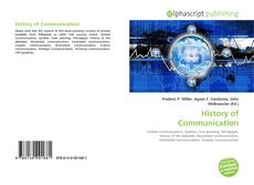 Borítókép a  History of Communication - hoz