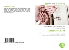 Обложка Gegorian Chant