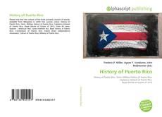 Bookcover of History of Puerto Rico