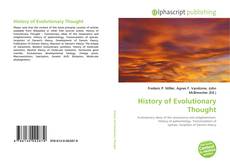 Borítókép a  History of Evolutionary Thought - hoz