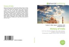 Bookcover of History of India