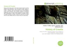 Bookcover of History of Croatia