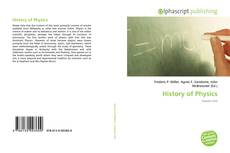 Bookcover of History of Physics