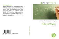 Bookcover of History of Physics