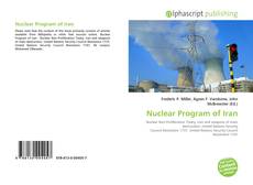 Capa do livro de Nuclear Program of Iran 
