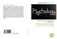 Capa do livro de History Of Psychology 