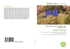 Bookcover of Solar Energy