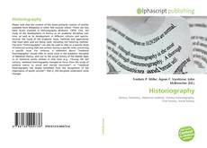 Bookcover of Historiography