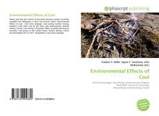Bookcover of Environmental Effects of Coal