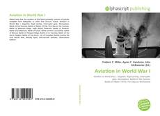 Aviation in World War I kitap kapağı