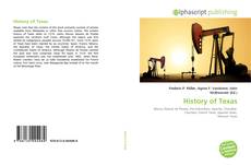 Capa do livro de History of Texas 