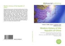 Copertina di Modern History of the Republic of China