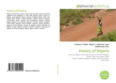 Bookcover of History of Nigeria