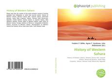 History of Western Sahara kitap kapağı
