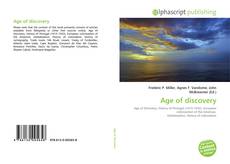 Bookcover of Age of discovery
