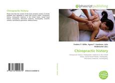 Bookcover of Chiropractic history