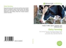 Bookcover of Dairy farming