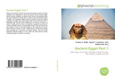 Bookcover of Ancient Egypt Part 1