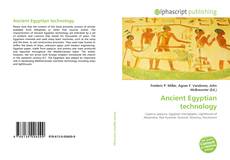 Capa do livro de Ancient Egyptian technology 
