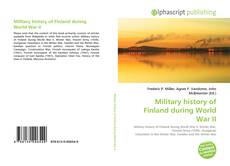 Bookcover of Military history of Finland during World War II