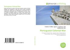 Bookcover of Portuguese Colonial War