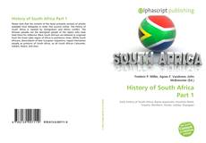 Bookcover of History of South Africa Part 1