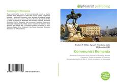 Bookcover of Communist Romania