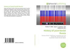 Borítókép a  History of post-Soviet Russia - hoz