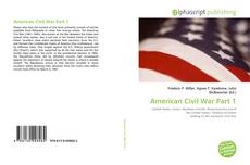 Borítókép a  American Civil War Part 1 - hoz