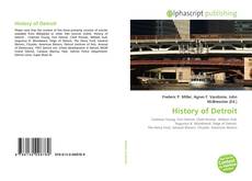 Borítókép a  History of Detroit - hoz