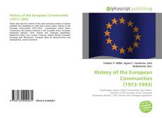 Buchcover von History of the European Communities (1973-1993)