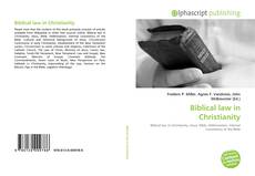 Copertina di Biblical law in Christianity