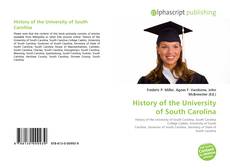 Обложка History of the University of South Carolina