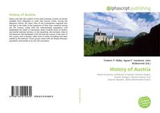 Bookcover of History of Austria