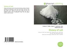 Bookcover of History of salt