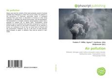 Capa do livro de Air pollution 
