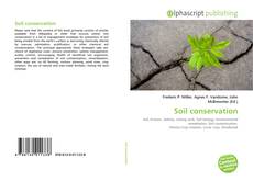 Soil conservation kitap kapağı