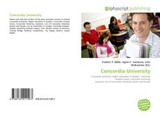 Обложка Concordia University
