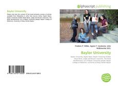 Обложка Baylor University