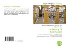 Обложка University of Birmingham