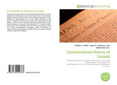 Обложка Constitutional History of Canada